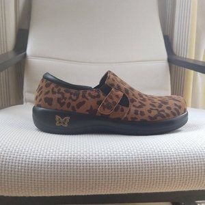 Alegria - Leopard Leather Clog size 40, new